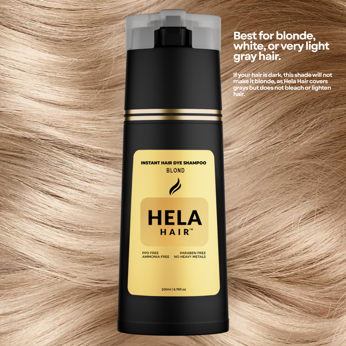 PPD-Free Instant Hair Dye Shampoo